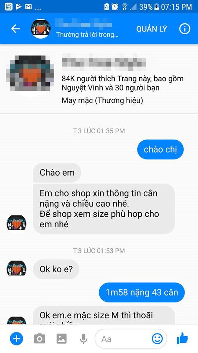 Cô gái căng thẳng không dám đi học vì mới inbox hỏi tư vấn mua áo đã bị chủ shop lên mạng tố chuyên lừa đảo và bùng hàng Cô gái căng thẳng không dám đi học vì mới inbox hỏi tư vấn mua áo đã bị chủ shop lên mạng tố chuyên lừa đảo và bùng hàng